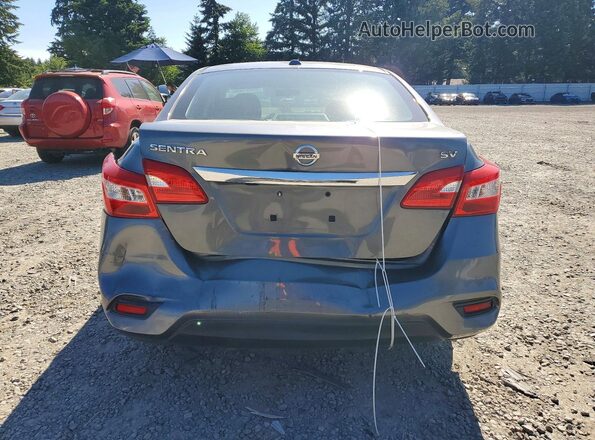 3N1AB7AP1JL656119 2018 NISSAN SENTRA Серый Вид сзади