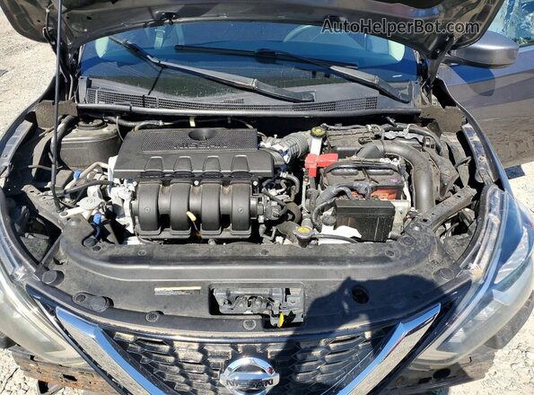 3N1AB7AP1JL656119 2018 NISSAN SENTRA Серый Вид задней части салона