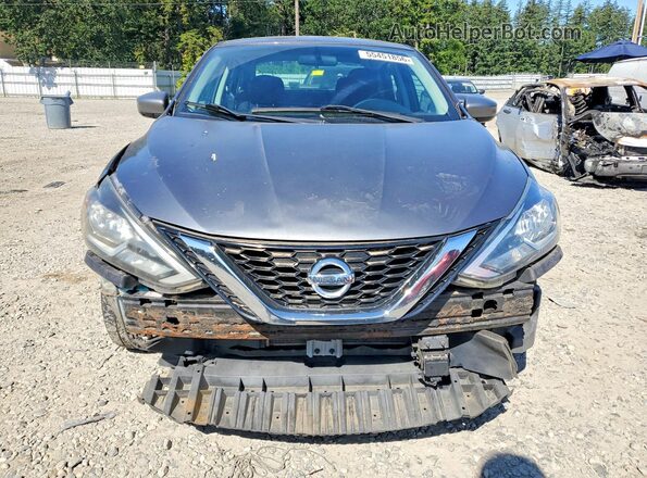 3N1AB7AP1JL656119 2018 NISSAN SENTRA Серый Вид спереди