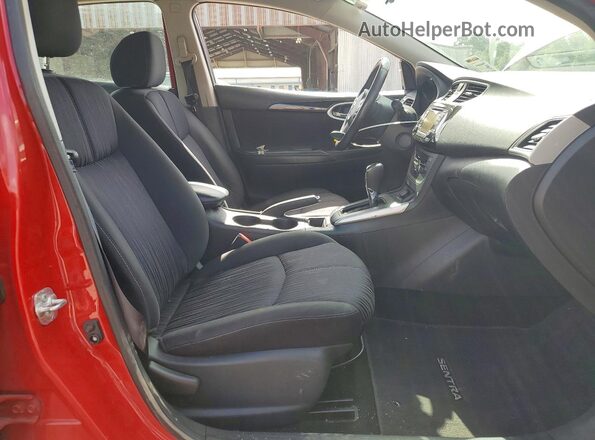 3N1AB7AP1JY258363 2018 NISSAN SENTRA Red Սալոնի դիմացի տեսք