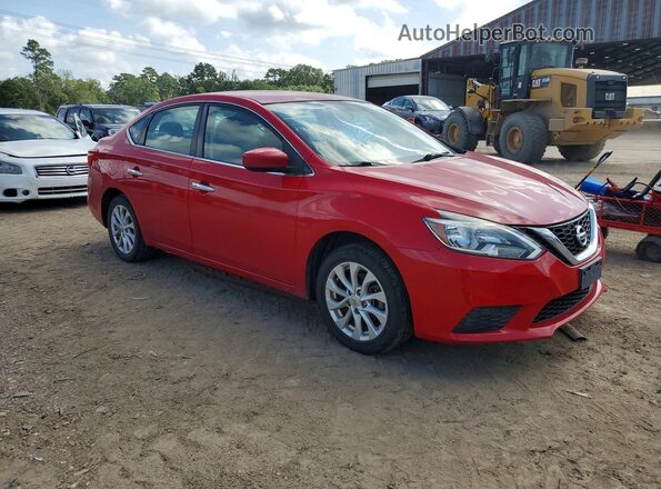 3N1AB7AP1JY258363 2018 NISSAN SENTRA Red Առջևի աջ