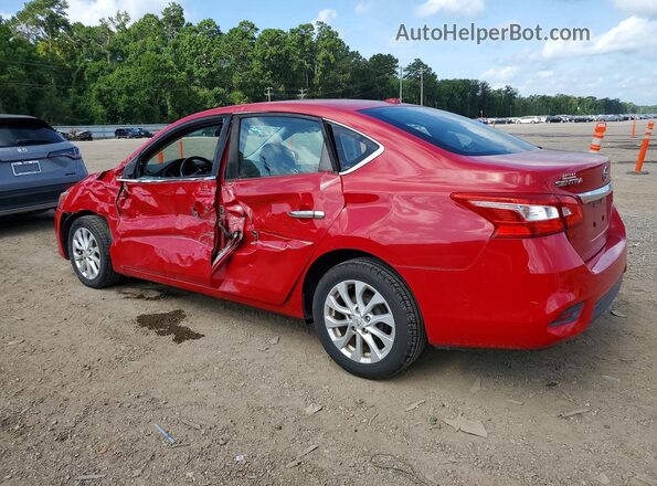 3N1AB7AP1JY258363 2018 NISSAN SENTRA Red Հետևի ձախ