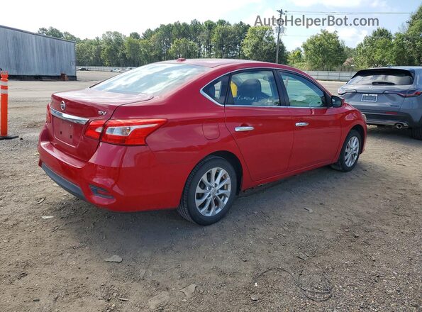 3N1AB7AP1JY258363 2018 NISSAN SENTRA Red Հետևի աջ