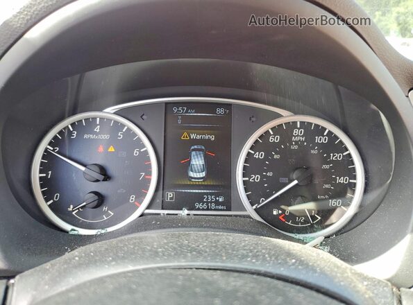 3N1AB7AP1JY258363 2018 NISSAN SENTRA Red Սարքավորումների վահանակի տեսք