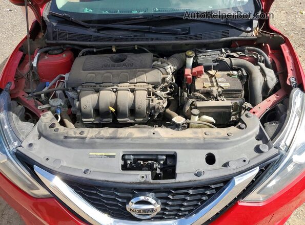 3N1AB7AP1JY258363 2018 NISSAN SENTRA Red Սալոնի հետևի տեսք