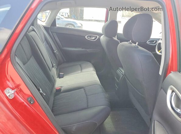 3N1AB7AP1JY258363 2018 NISSAN SENTRA Red Հետևի նստատեղերի տեսք