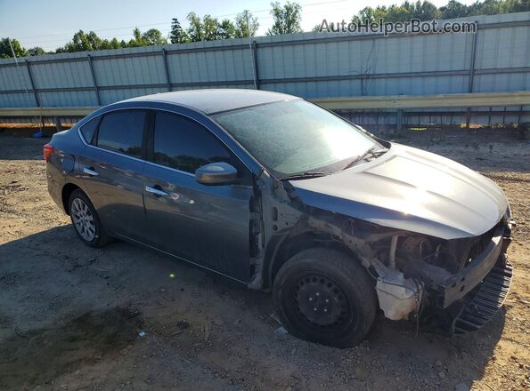 3N1AB7AP1JY260033 2018 NISSAN SENTRA Gray Delantero derecho
