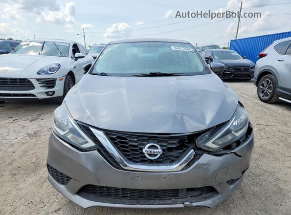 3N1AB7AP1JY261134 2018 NISSAN SENTRA Silver Widok z przodu