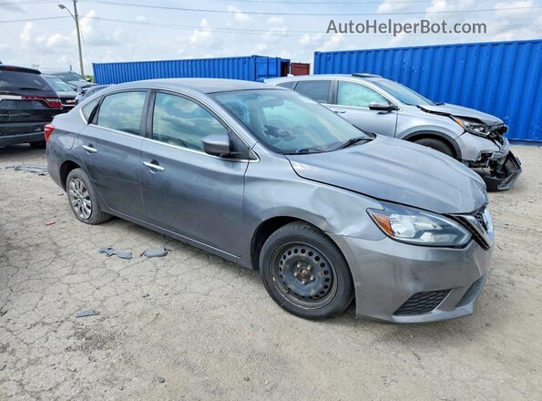 3N1AB7AP1JY261134 2018 NISSAN SENTRA Silver Przód prawy