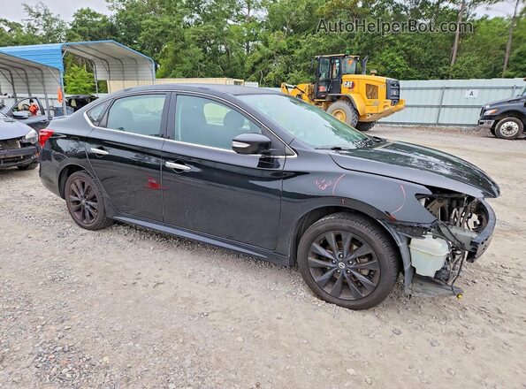 3N1AB7AP1JY270643 2018 NISSAN SENTRA Black Delantero derecho
