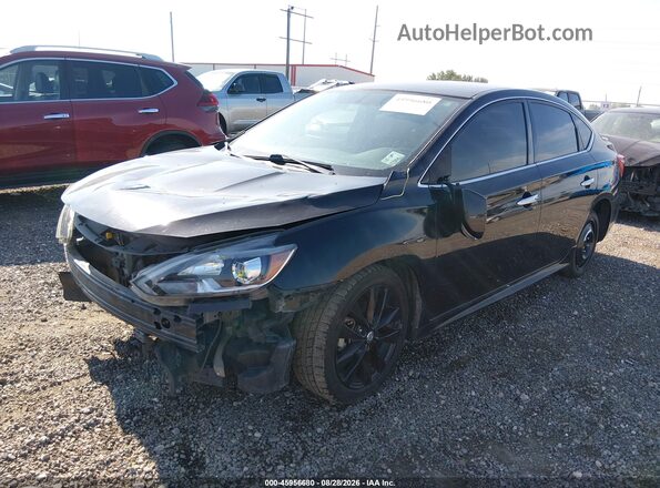 3N1AB7AP1JY276166 2018 NISSAN SENTRA Black Передня ліва чверть