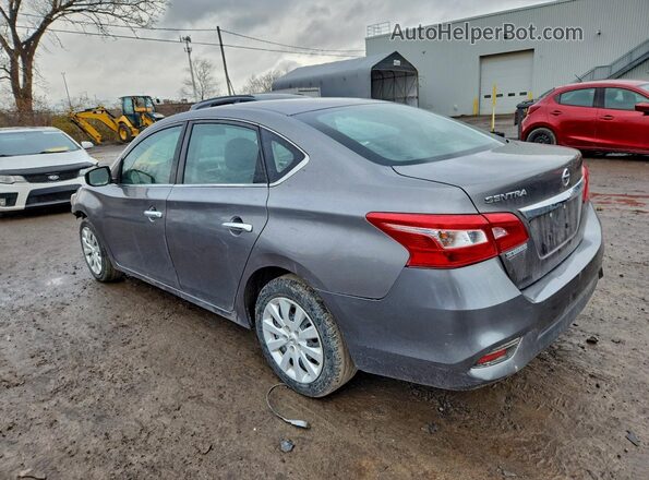 3N1AB7AP1JY311983 2018 NISSAN SENTRA Серый Задняя левая четверть