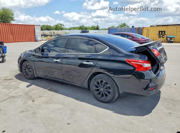 3N1AB7AP1JY316729 2018 NISSAN SENTRA Black Задня ліва чверть