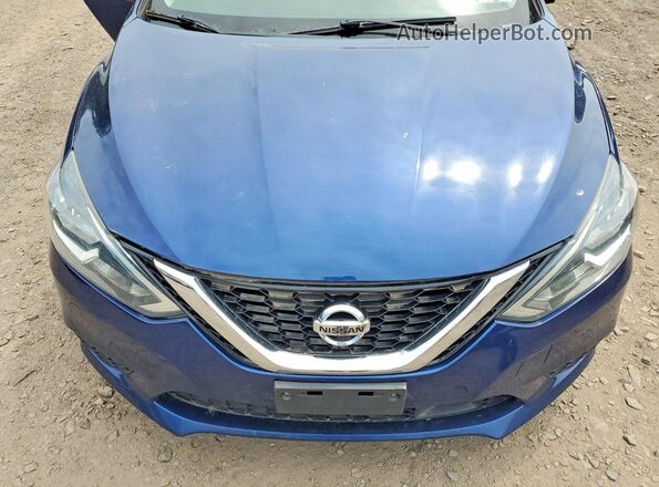 3N1AB7AP1JY327925 2018 NISSAN SENTRA Blue Vista interior trasera