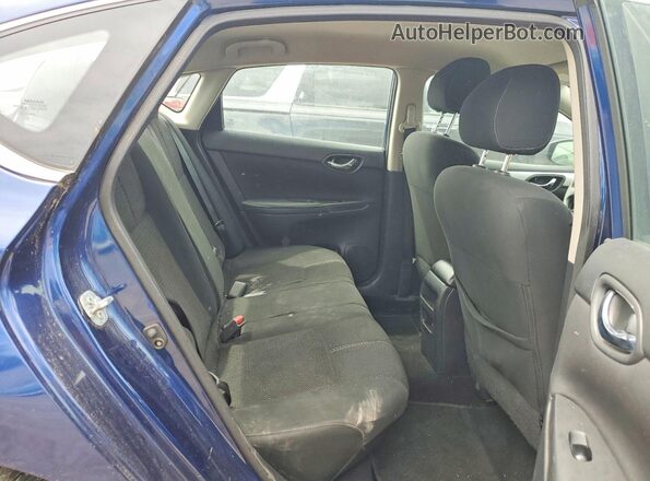 3N1AB7AP1JY327925 2018 NISSAN SENTRA Blue Vista de los asientos traseros