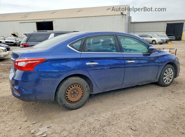 3N1AB7AP1JY327925 2018 NISSAN SENTRA Blue Trasero derecho