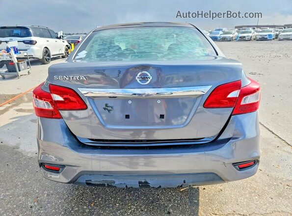 3N1AB7AP1JY329500 2018 NISSAN SENTRA Gray Հետևի տեսք