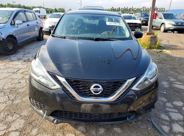 3N1AB7AP1JY340836 2018 NISSAN SENTRA Black წინა ხედი