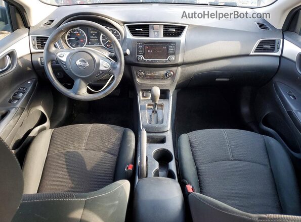3N1AB7AP1JY340836 2018 NISSAN SENTRA Black წინა პანელის ხედი
