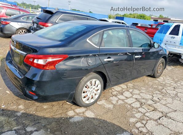 3N1AB7AP1JY340836 2018 NISSAN SENTRA Black უკანა მარჯვენა