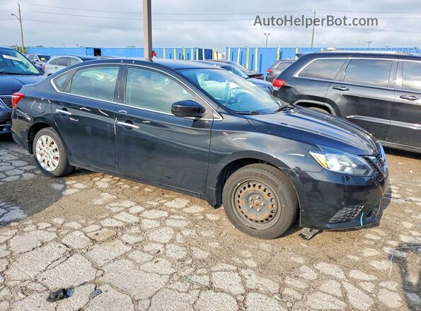 3N1AB7AP1JY340836 2018 NISSAN SENTRA Black წინა მარჯვენა