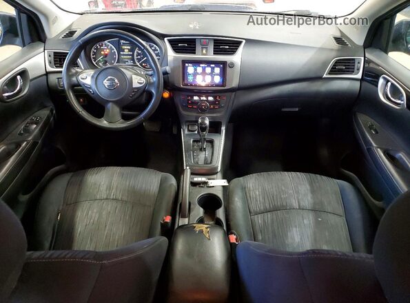 3N1AB7AP1JY340903 2018 NISSAN SENTRA Blue Widok deski rozdzielczej
