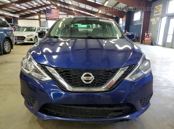 3N1AB7AP1JY340903 2018 NISSAN SENTRA Blue Widok z przodu