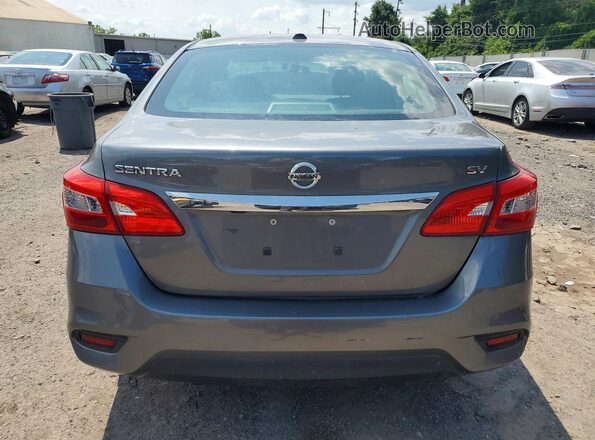 3N1AB7AP1KL605902 2019 NISSAN SENTRA Gray Հետևի տեսք