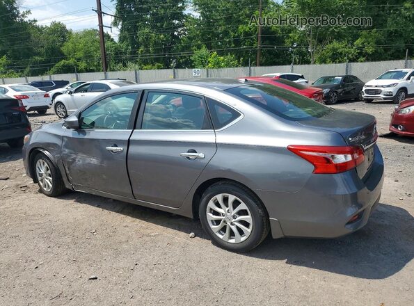 3N1AB7AP1KL605902 2019 NISSAN SENTRA Gray Հետևի ձախ