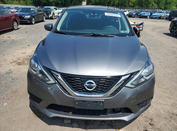 3N1AB7AP1KL605902 2019 NISSAN SENTRA Gray Դիմացի տեսք