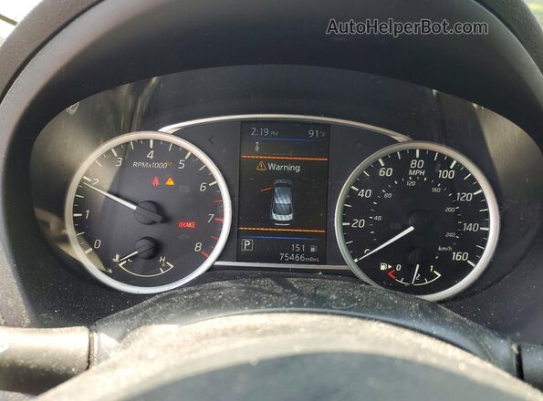 3N1AB7AP1KL605902 2019 NISSAN SENTRA Gray Սարքավորումների վահանակի տեսք