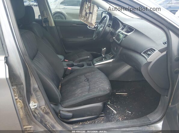 3N1AB7AP1KL620917 2019 NISSAN SENTRA Серый Вид салона спереди