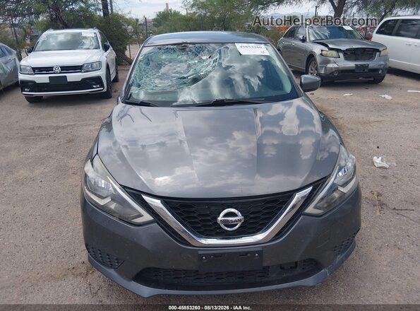 3N1AB7AP1KL620917 2019 NISSAN SENTRA Серый Вид щитка приборов