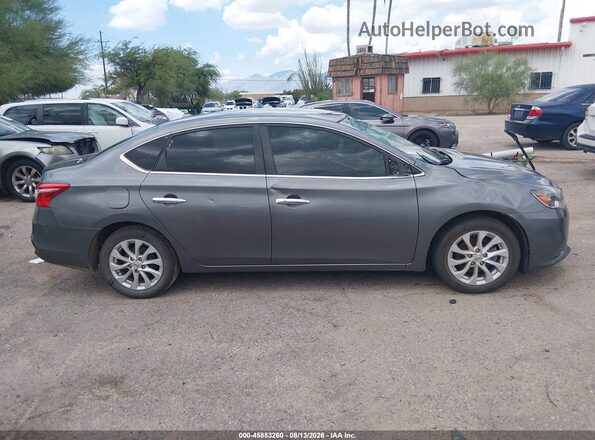 3N1AB7AP1KL620917 2019 NISSAN SENTRA Серый Вид задней части салона