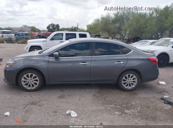 3N1AB7AP1KL620917 2019 NISSAN SENTRA Серый Панорамный вид салона 360°
