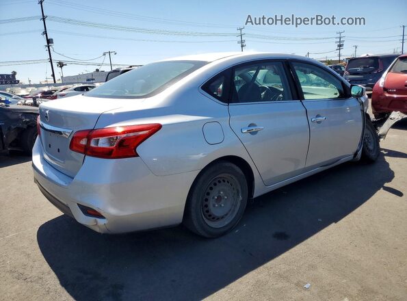 3N1AB7AP1KY210394 2019 NISSAN SENTRA Silver Հետևի աջ