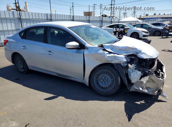 3N1AB7AP1KY210394 2019 NISSAN SENTRA Silver Առջևի աջ
