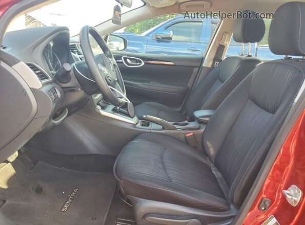 3N1AB7AP1KY219001 2019 NISSAN SENTRA Burgundy Սալոնի դիմացի տեսք