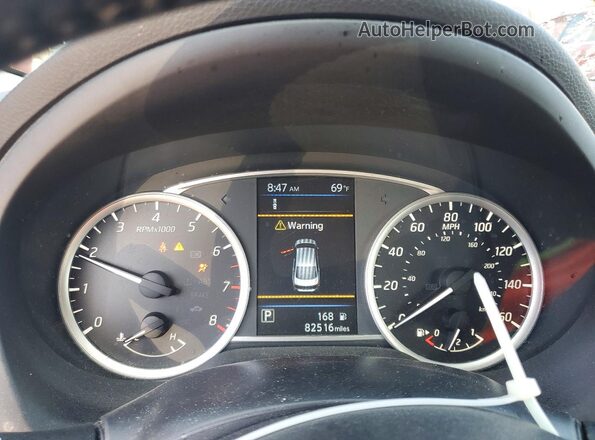 3N1AB7AP1KY219001 2019 NISSAN SENTRA Burgundy Սարքավորումների վահանակի տեսք