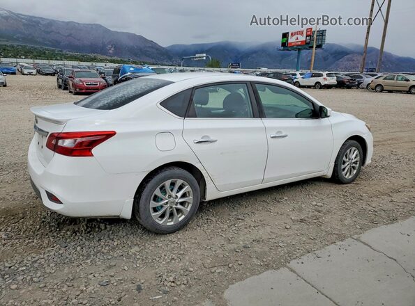 3N1AB7AP1KY237417 2019 NISSAN SENTRA White Հետևի աջ
