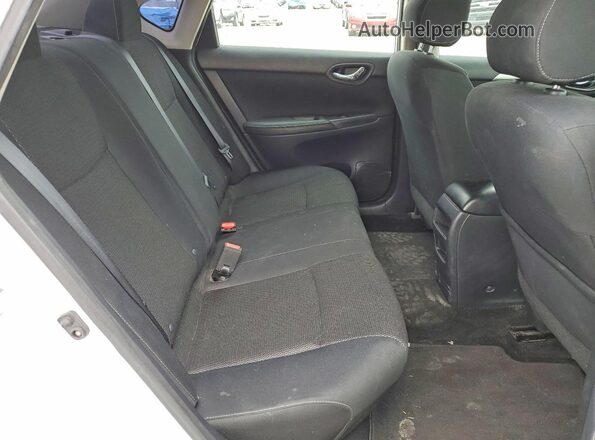 3N1AB7AP1KY237417 2019 NISSAN SENTRA White Հետևի նստատեղերի տեսք