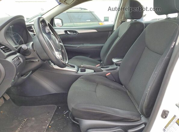3N1AB7AP1KY237417 2019 NISSAN SENTRA White Սալոնի դիմացի տեսք