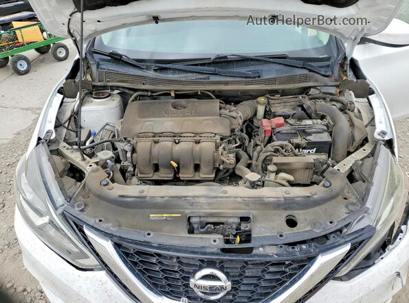 3N1AB7AP1KY237417 2019 NISSAN SENTRA White Սալոնի հետևի տեսք