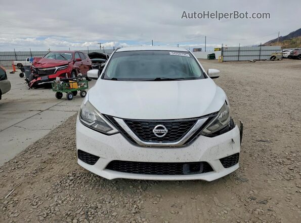 3N1AB7AP1KY237417 2019 NISSAN SENTRA White Դիմացի տեսք