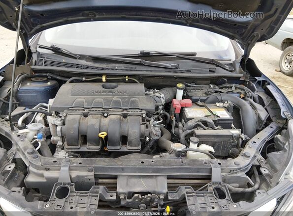 3N1AB7AP1KY238759 2019 NISSAN SENTRA Blue Вид ззаду