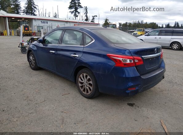 3N1AB7AP1KY238759 2019 NISSAN SENTRA Blue Задня ліва чверть