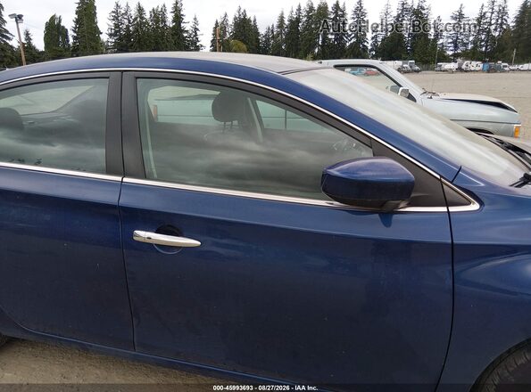 3N1AB7AP1KY238759 2019 NISSAN SENTRA Blue Панорамний вид салону 360°