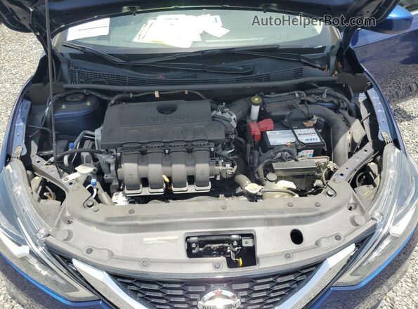 3N1AB7AP1KY256274 2019 NISSAN SENTRA Blue Rear interior view