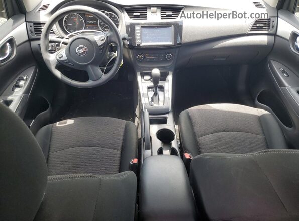3N1AB7AP1KY256274 2019 NISSAN SENTRA Blue Dashboard view