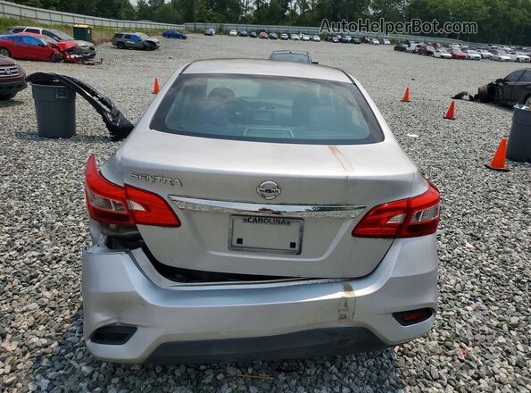 3N1AB7AP1KY257411 2019 NISSAN SENTRA Silver Vista trasera